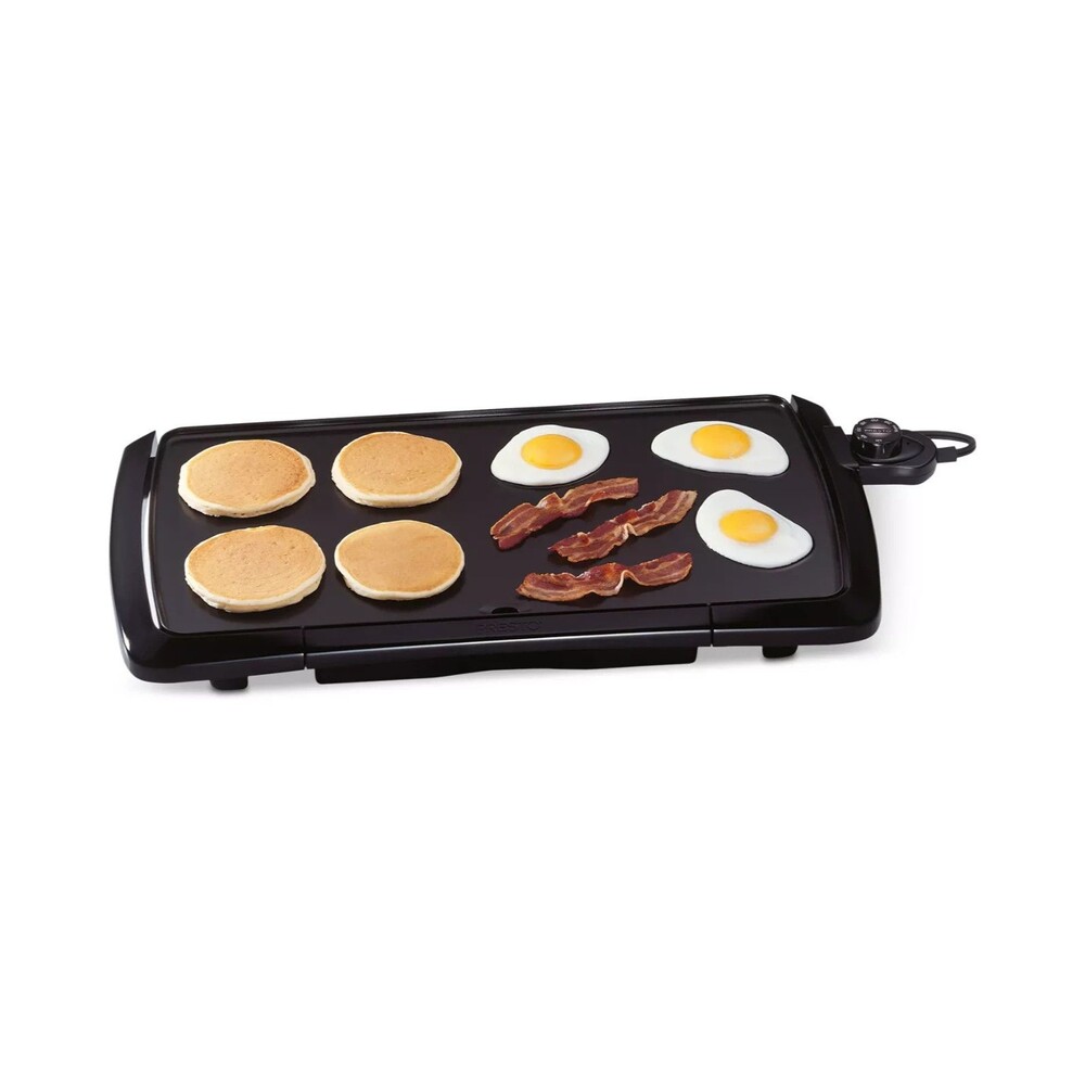 Presto 07030 Electric Griddle - Nonstick, Large Cooking Surface, Easy Clean